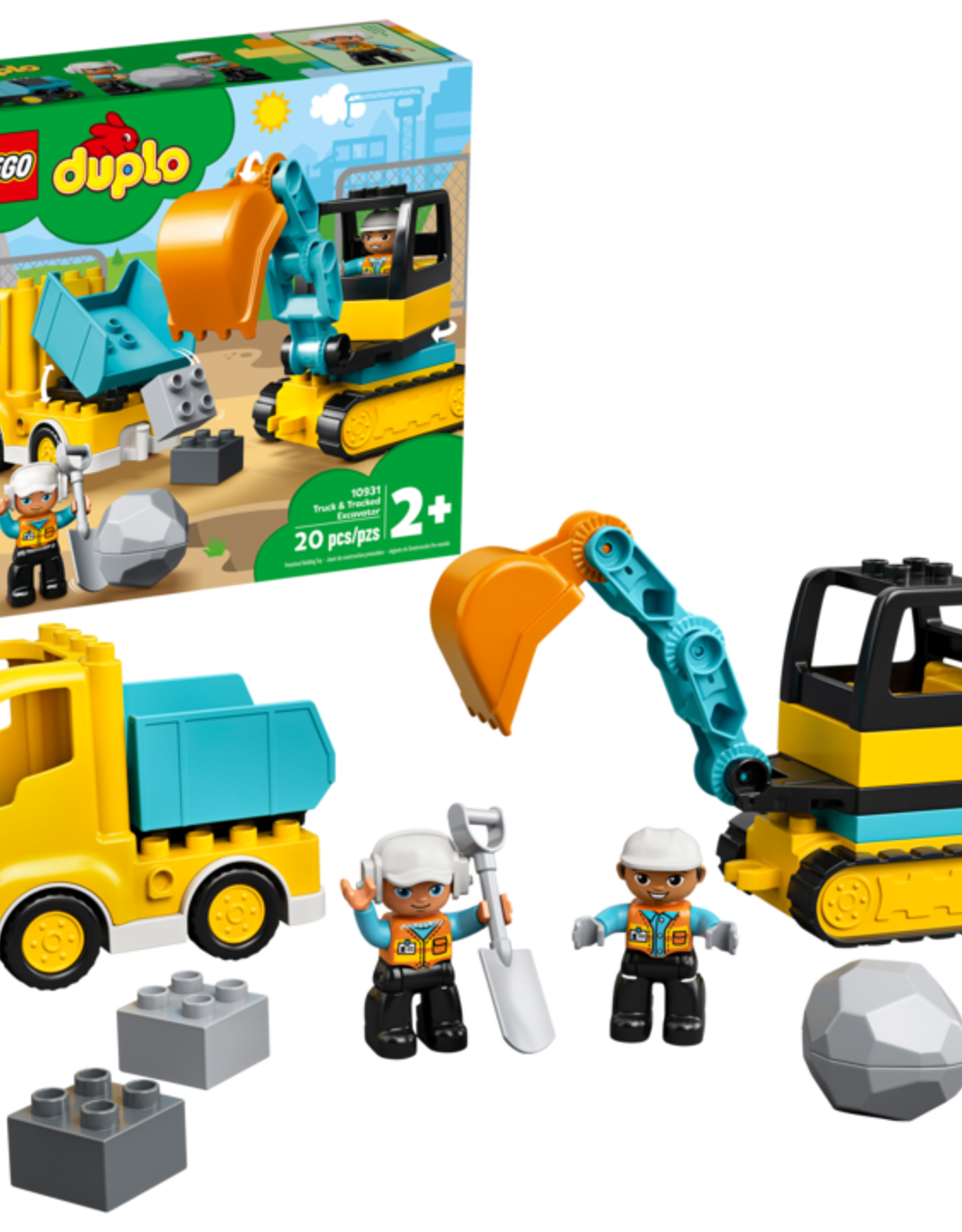Lego Duplo Truck & Tracked Excavator