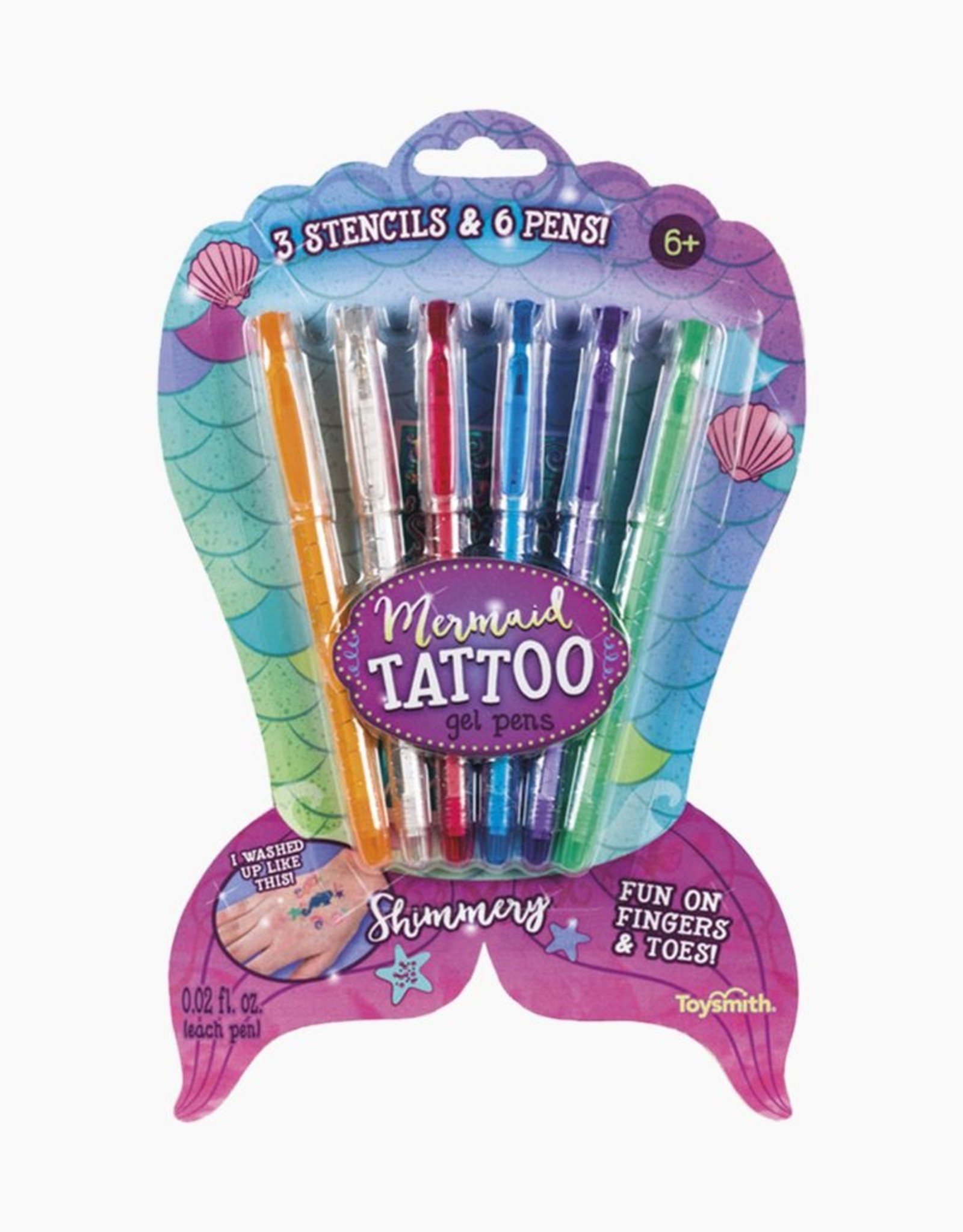Toysmith Mermaid Tattoo Gel Pens