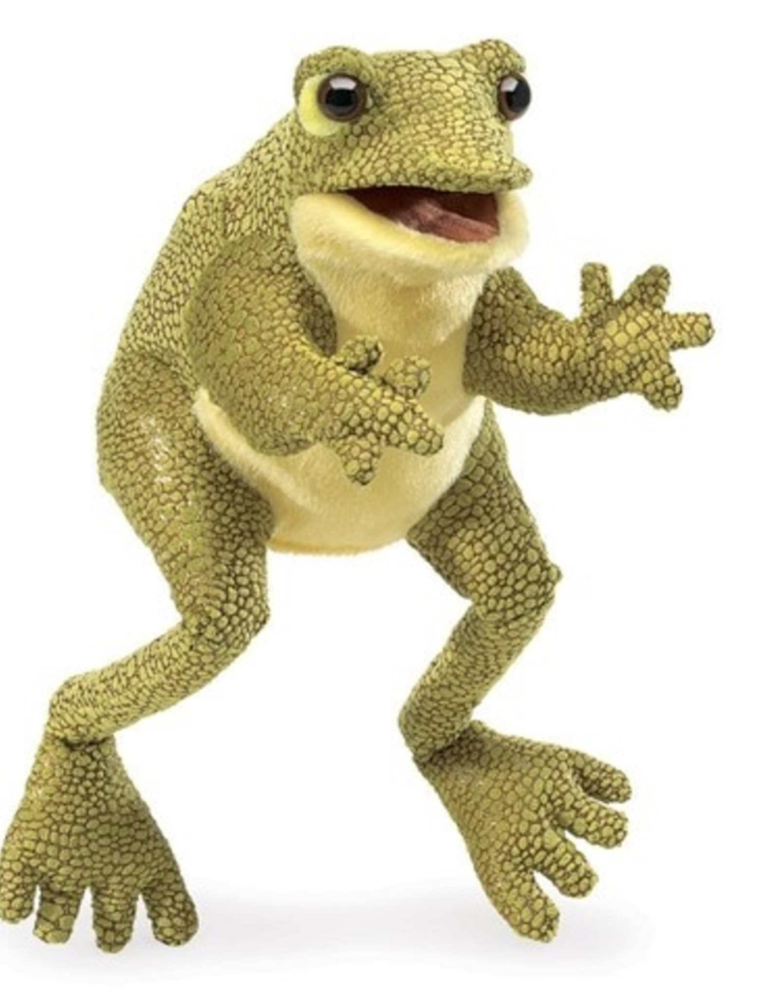 Folkmanis Funny Frog Hand Puppet