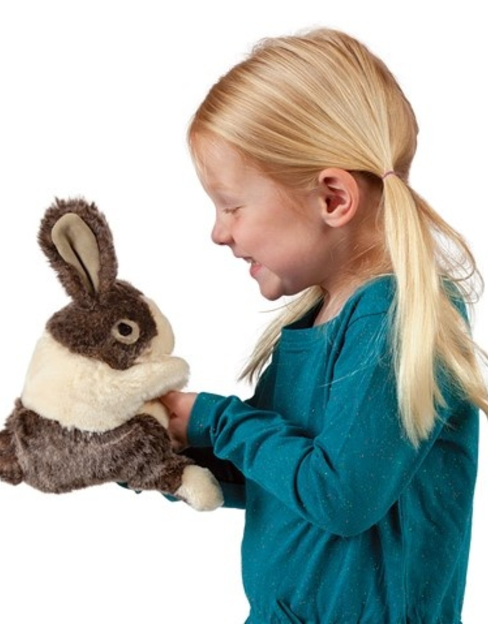 Folkmanis Baby Dutch Rabbit Hand Puppet