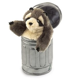 Folkmanis Racoon Garbage Can Hand Puppet