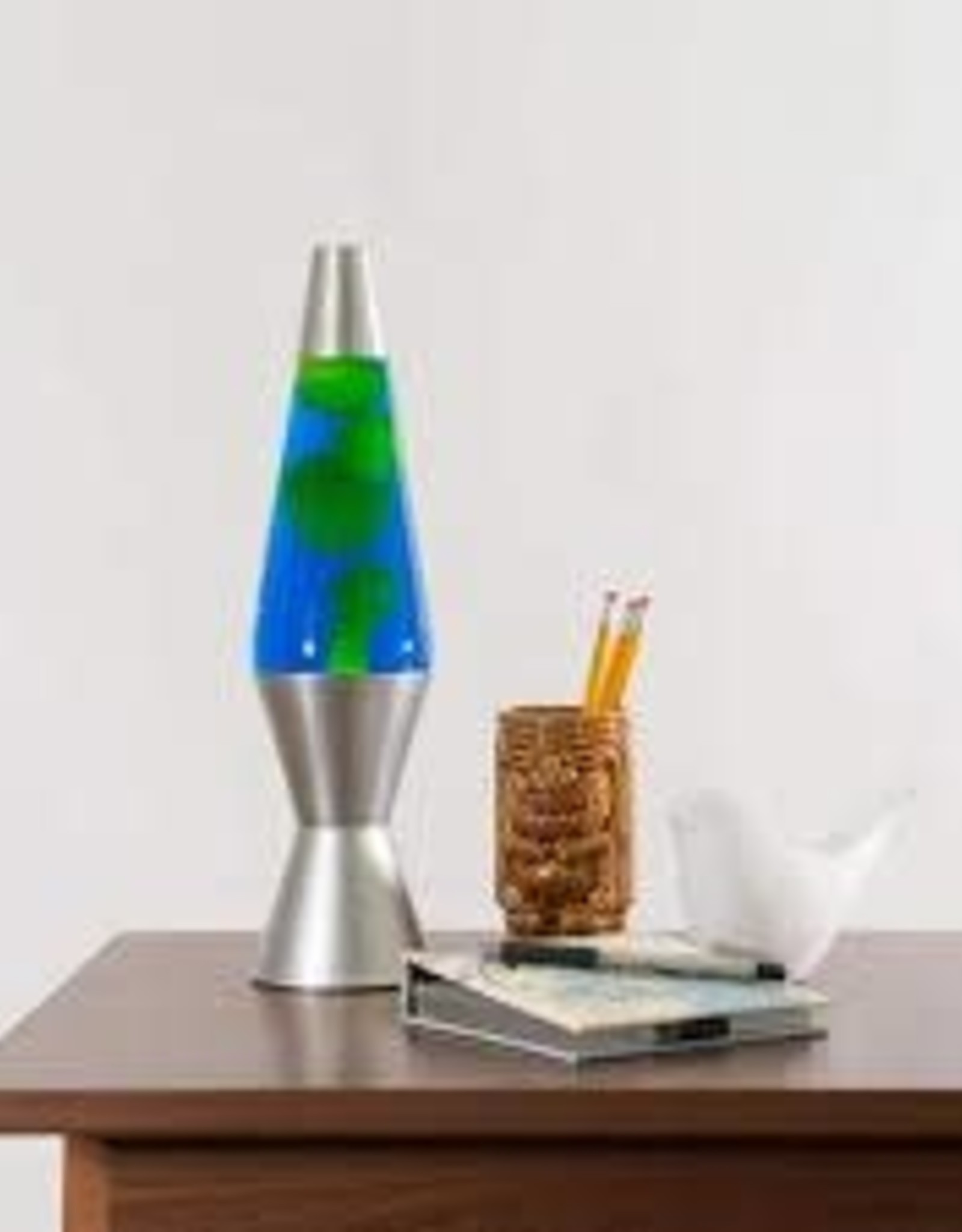 Lava Lamps Lava Lamp  14.5''  Yellow/Blue/Silver