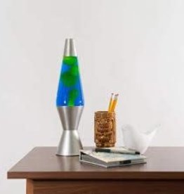 Lava Lamps Lava Lamp  14.5''  Green & Blue Silver