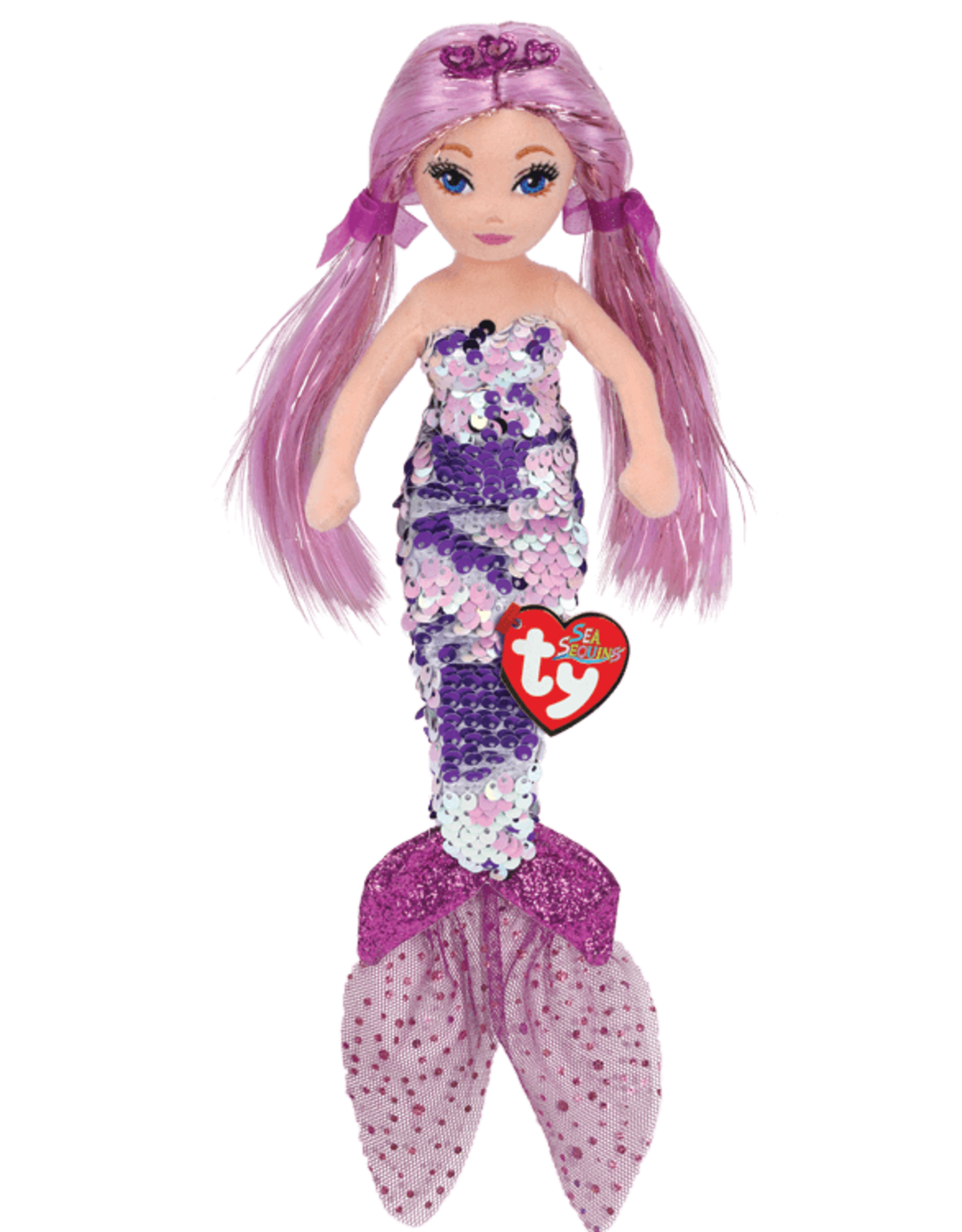 Ty Lorelei Sequin Purple Mermaid Medium