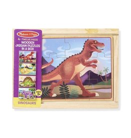 Melissa & Doug Dinosaurs Puzzles in a Box