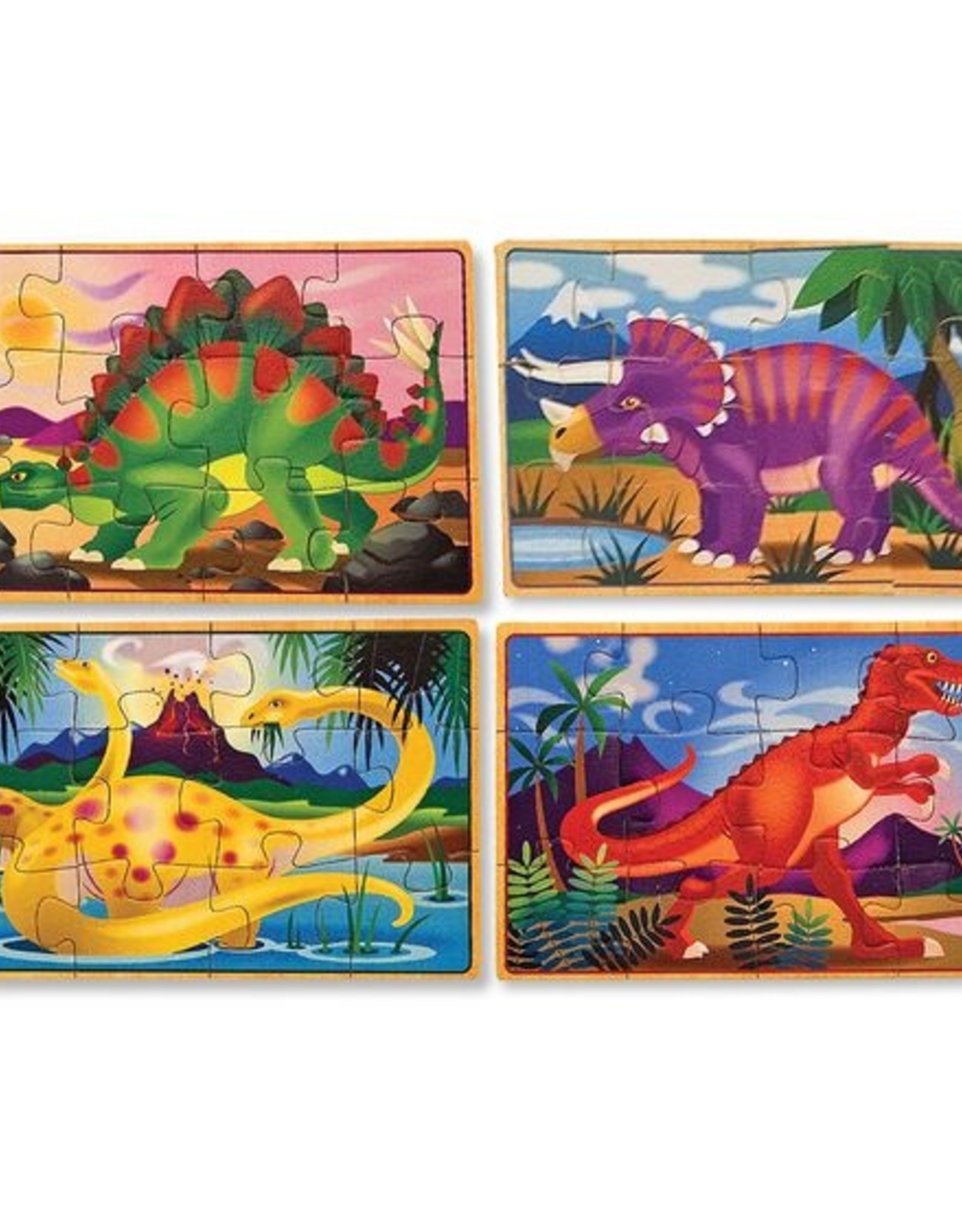Melissa & Doug Dinosaurs Puzzles in a Box