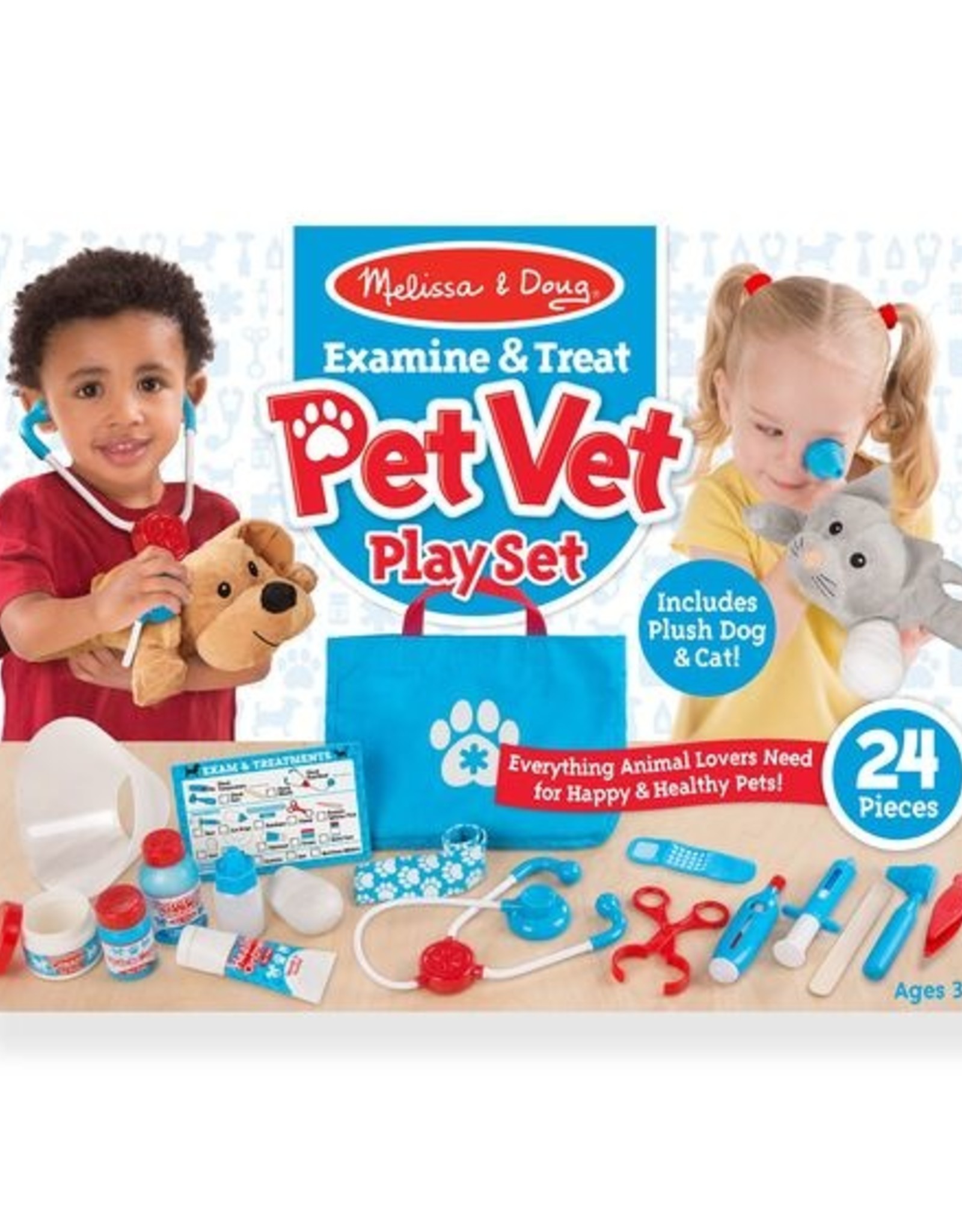 Melissa & Doug Examine and Treat Pet Vet Play Set