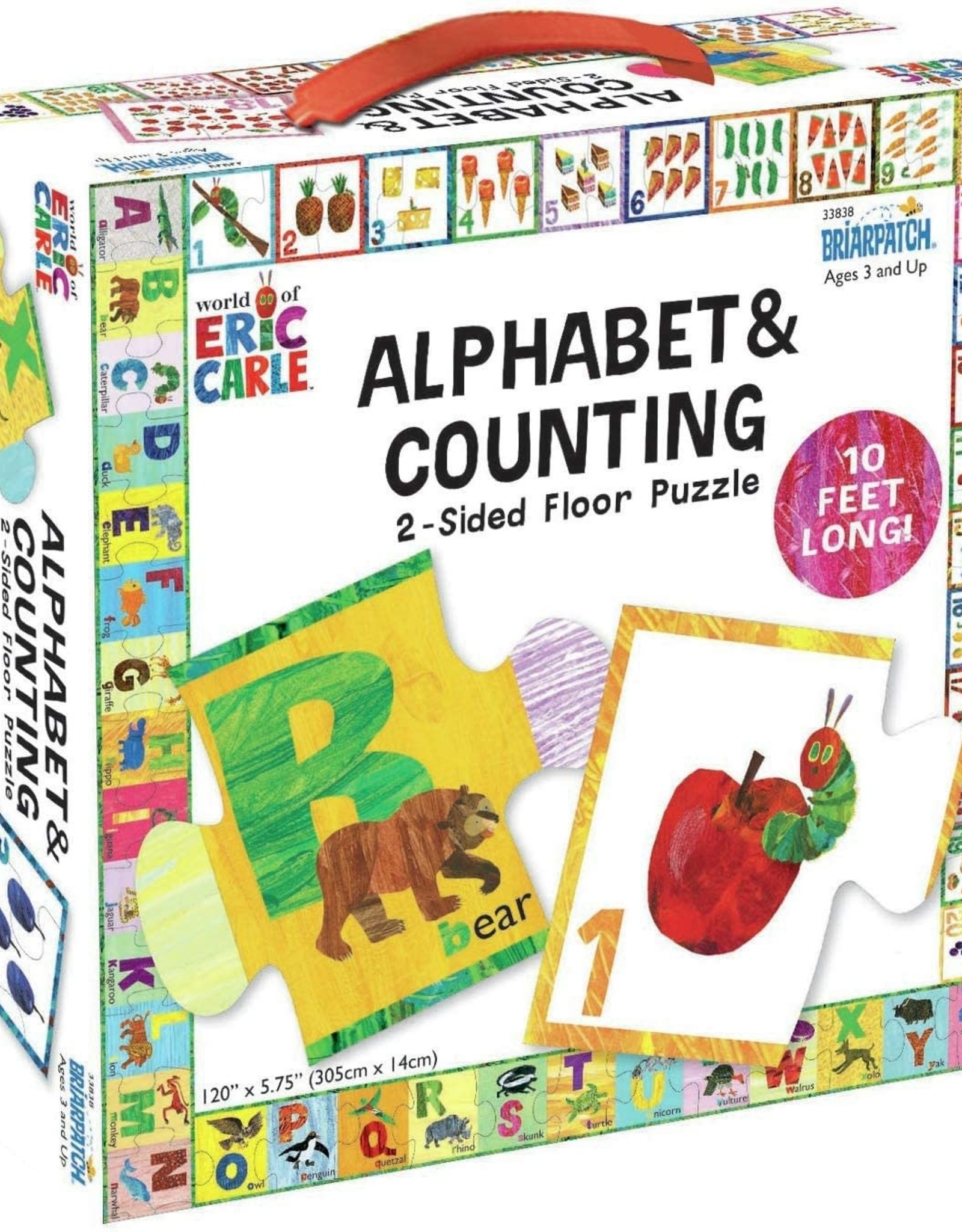 University Games ABC / 123 two sided floor puzzle