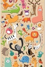 Zoo Animal Puffy Stickers