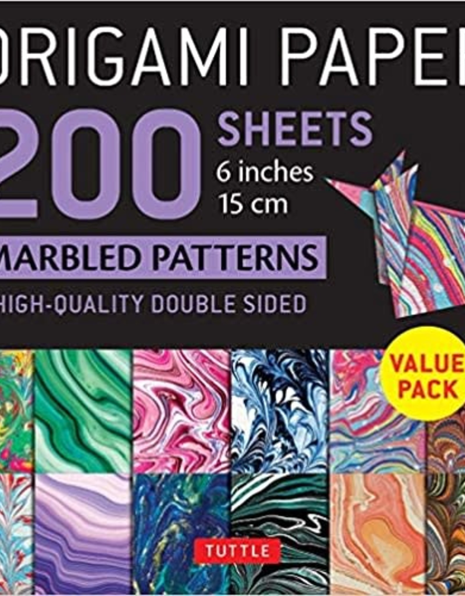 Origami Paper Marbled Patterns 200 Sheets