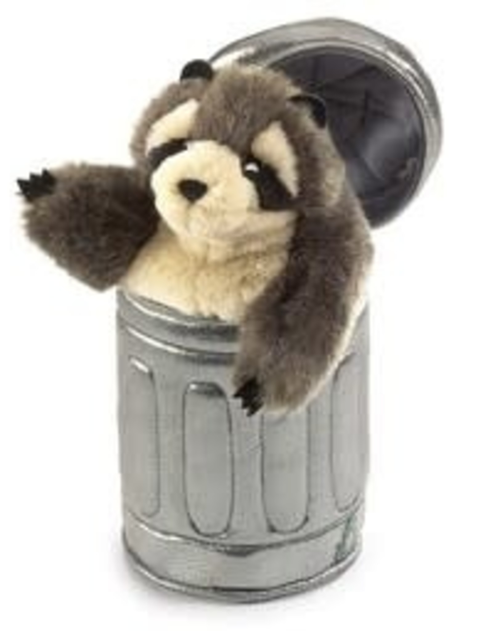 Folkmanis Racoon Garbage Can Hand Puppet
