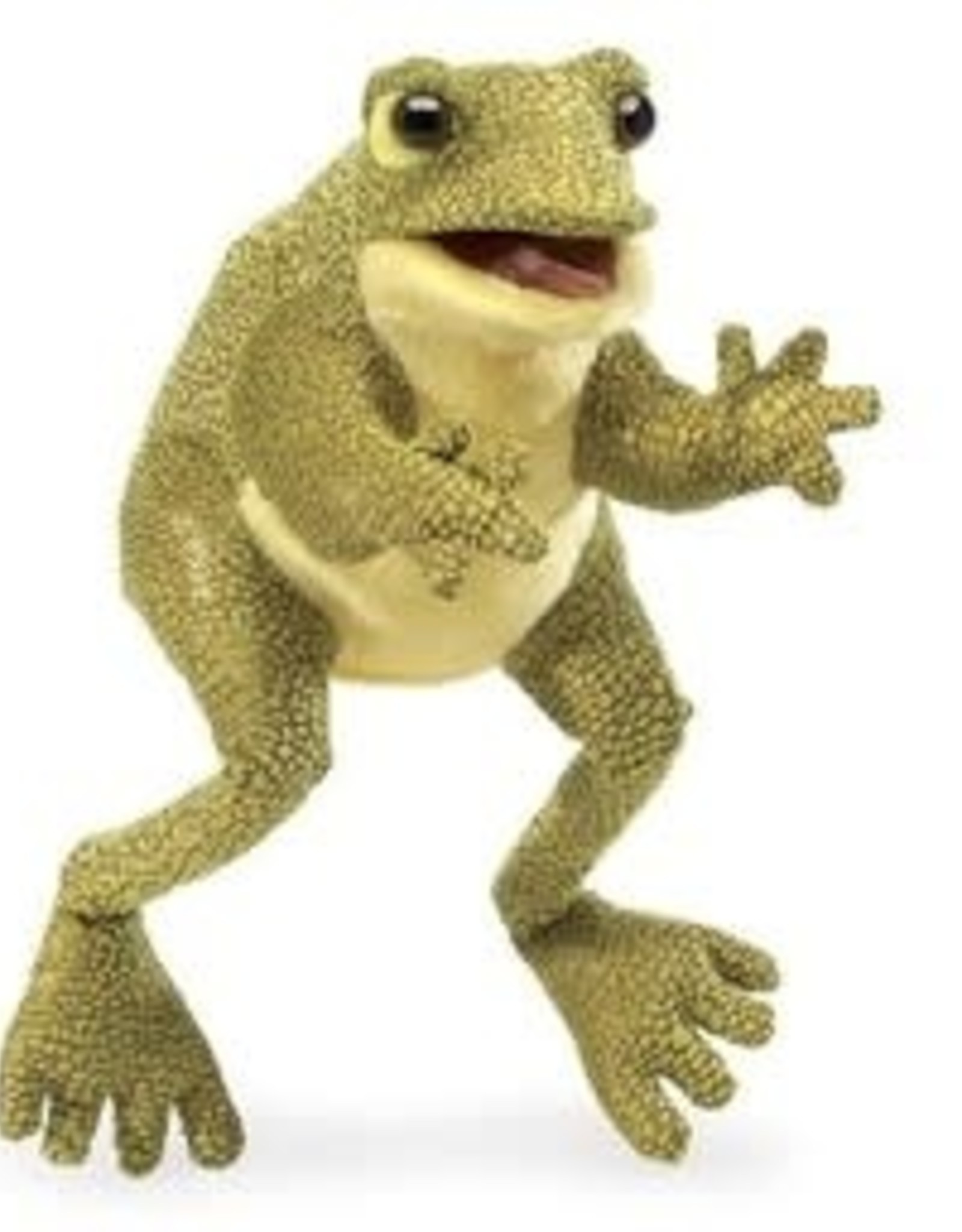 Folkmanis Funny Frog Hand Puppet