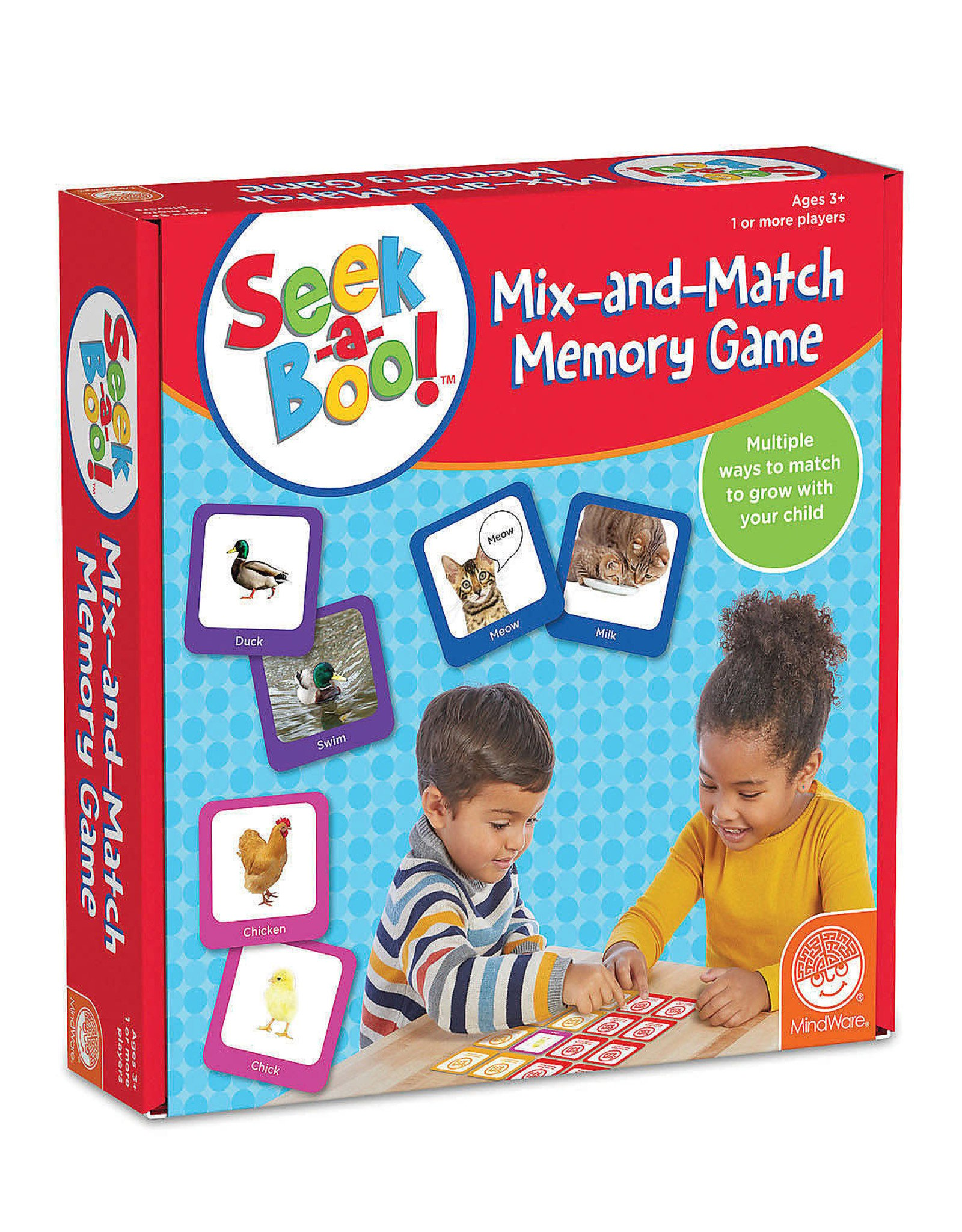 MindWare Seek A Boo!:  Mix-And-Match Memory Game