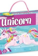 Peaceable Kingdom Shimmery Unicorn Floor Puzzle 44pc