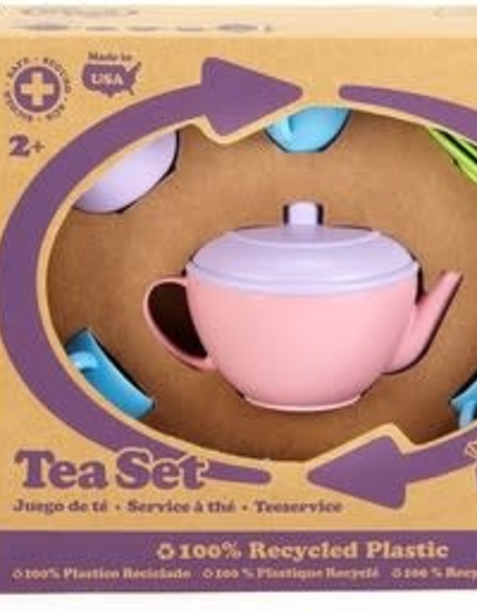 Green Toys Tea Set - Pink Green Toys
