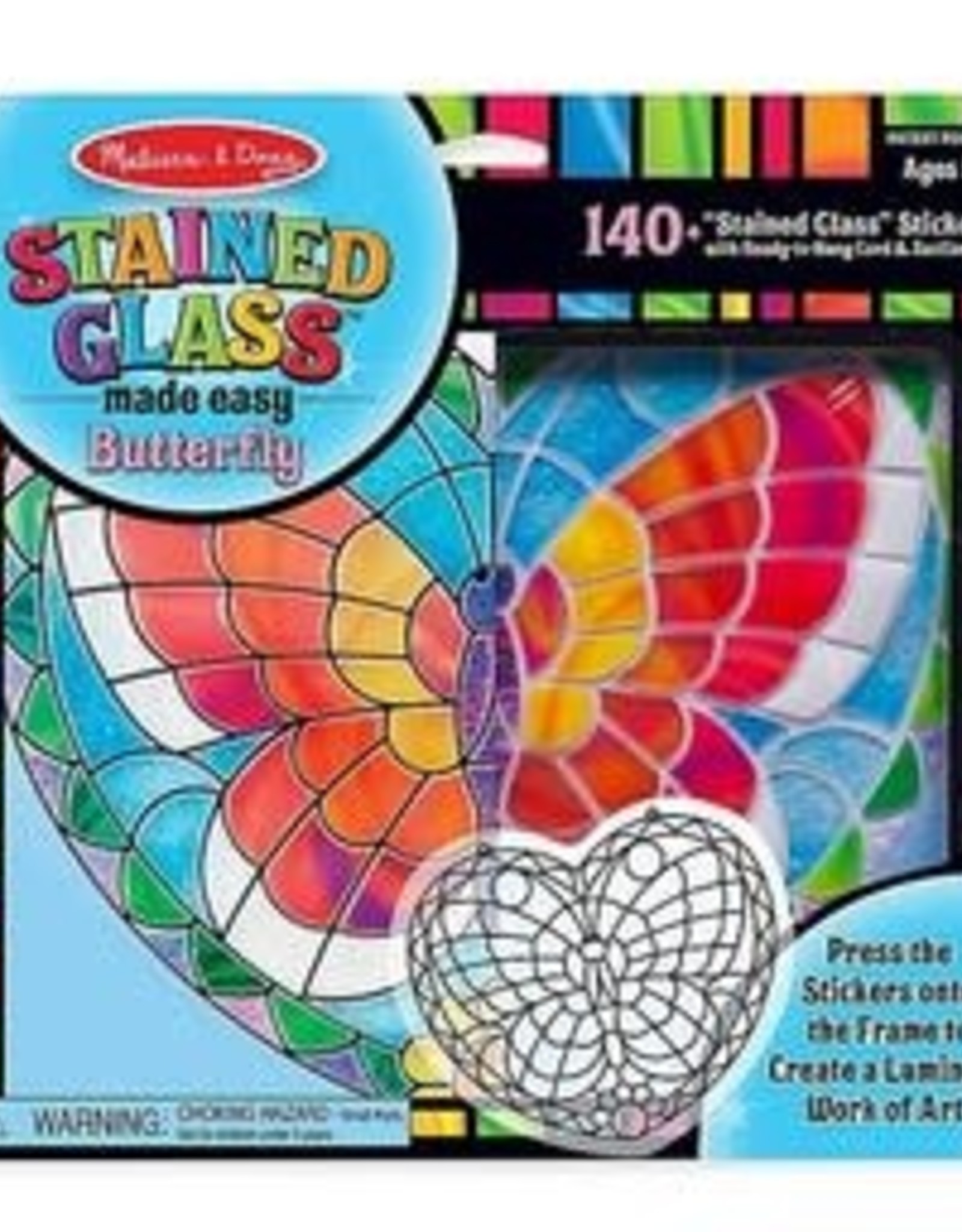 Melissa & Doug Stained Glass - Butterfly