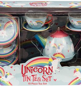 Schylling Unicorn Tin Tea set