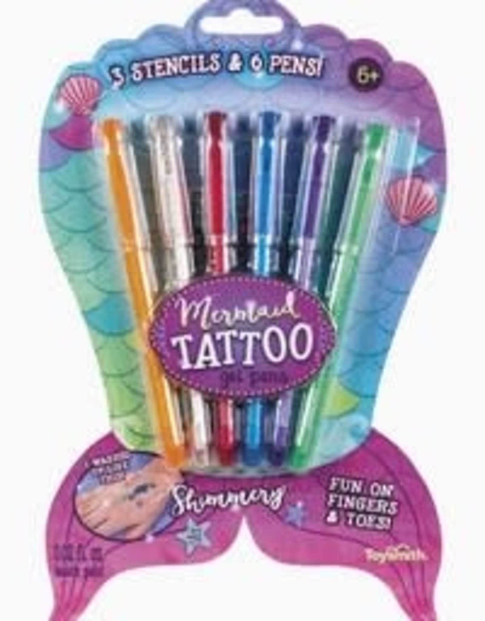 Toysmith Mermaid Tattoo Gel Pens