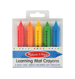 Write a  Mat Crayons (5 colors)