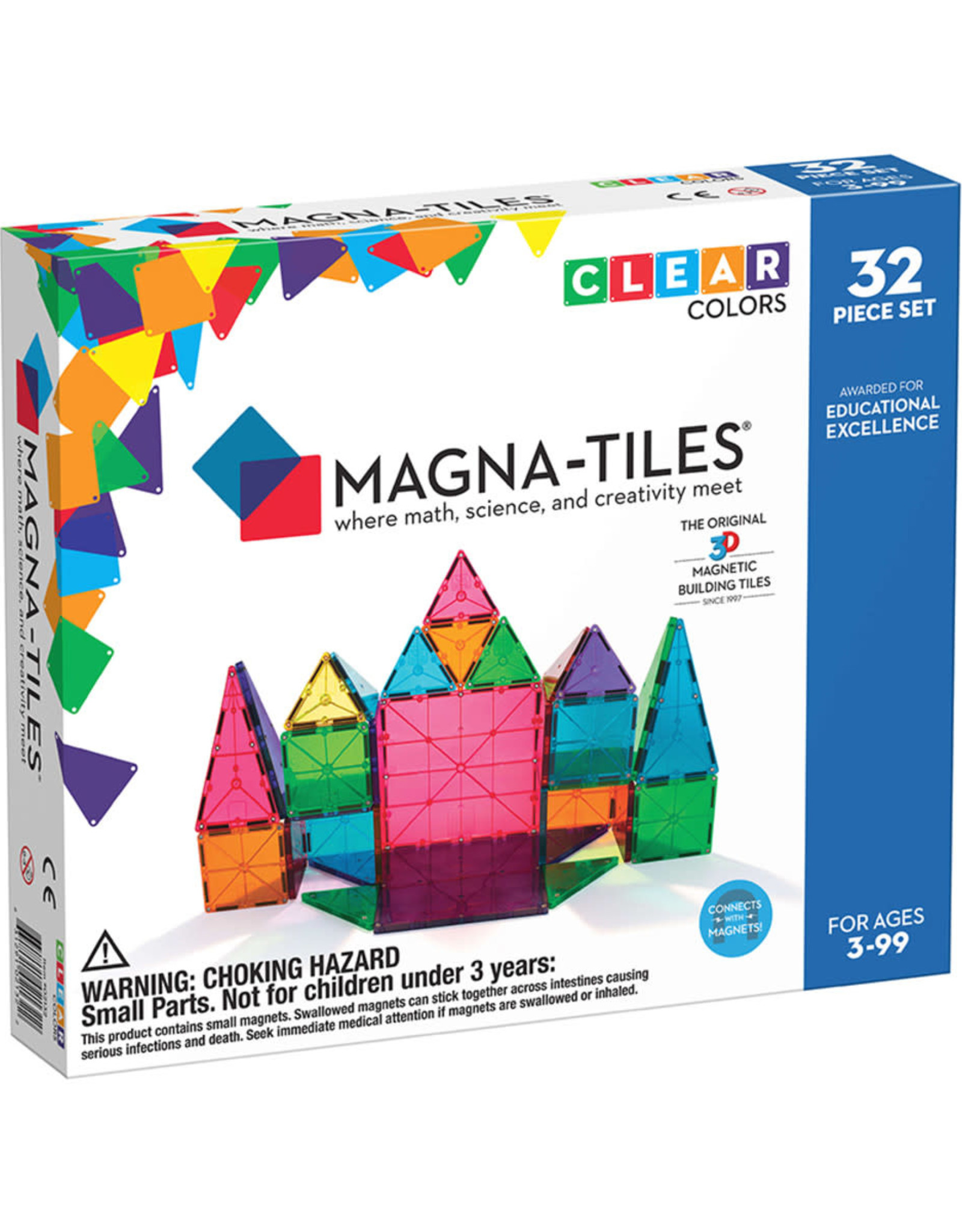 Magna-Tiles Magna Tiles Clear  32pc