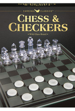 Clear Chess and Checkers Set