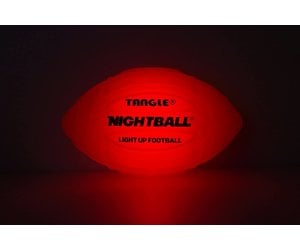 Tangle Creations NightBall LED Light-Up Football in Red