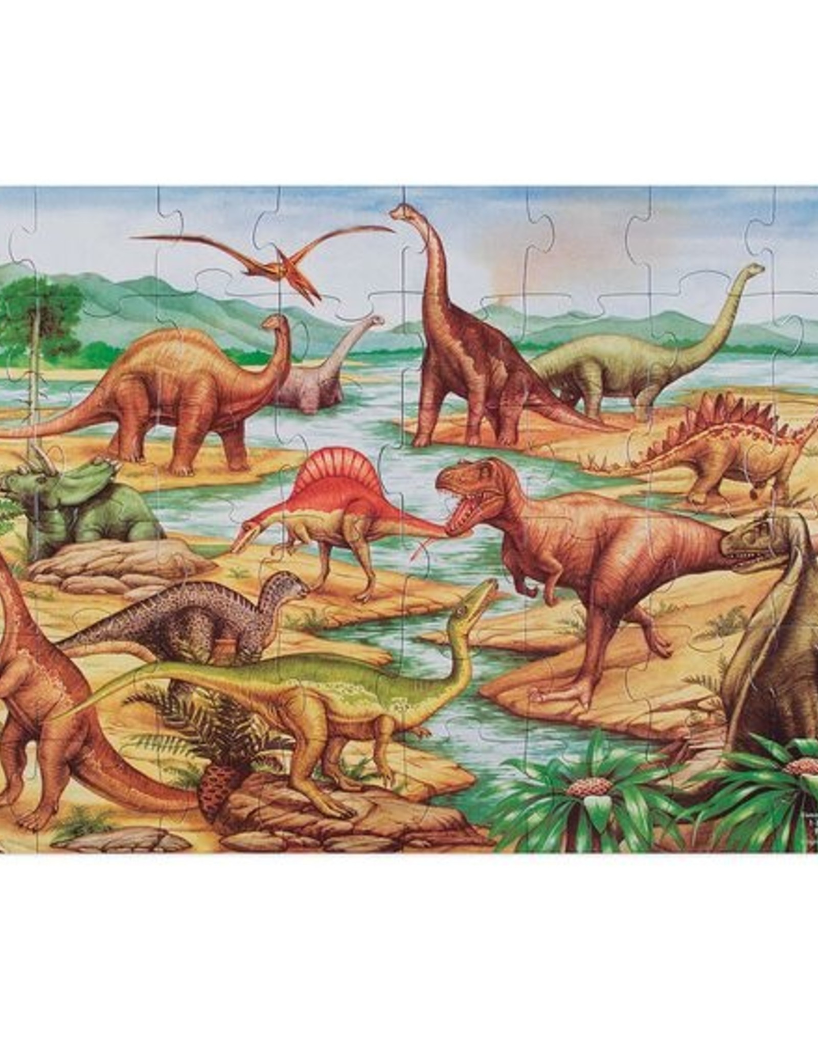 Melissa & Doug Dinosaurs Floor Puzzle  48pc