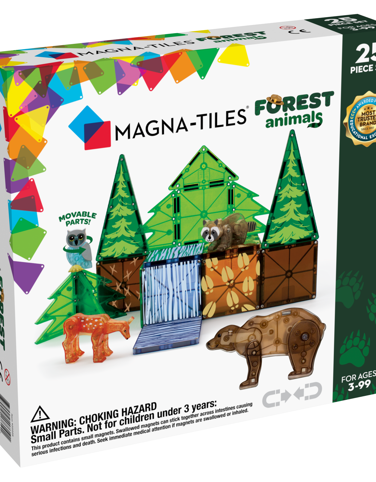 Magna-Tiles Magna Tiles Forest Animals 25pc