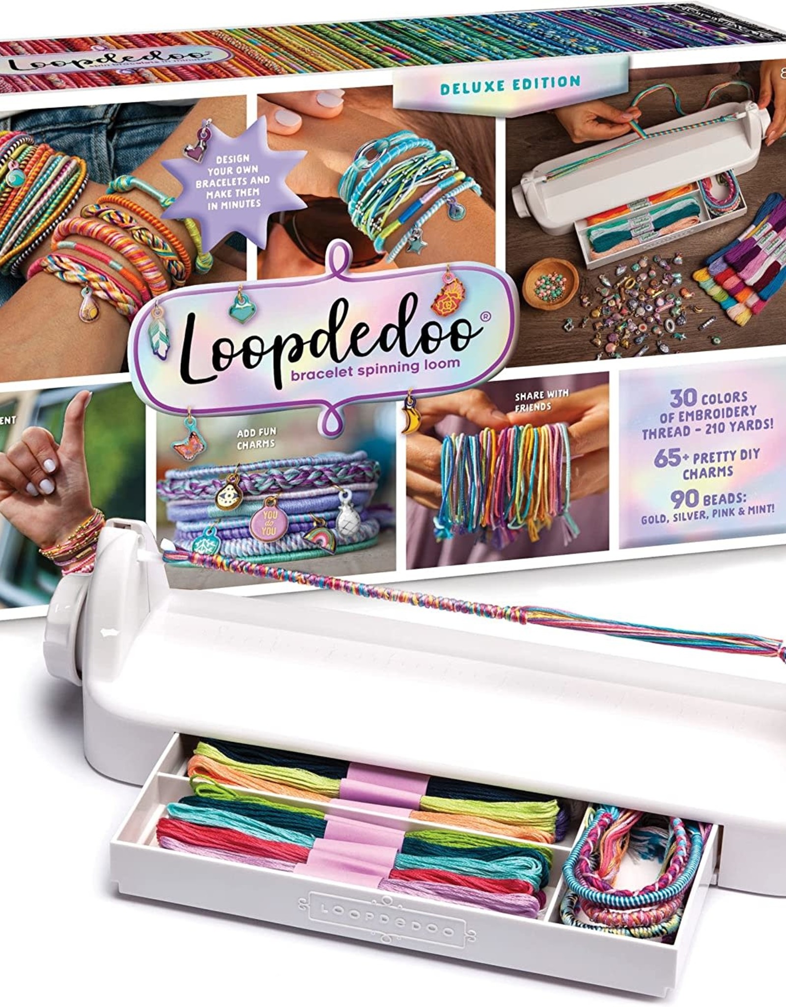 Loopdedoo Spinning Loom Friendship Bracelet Maker Kit DIY
