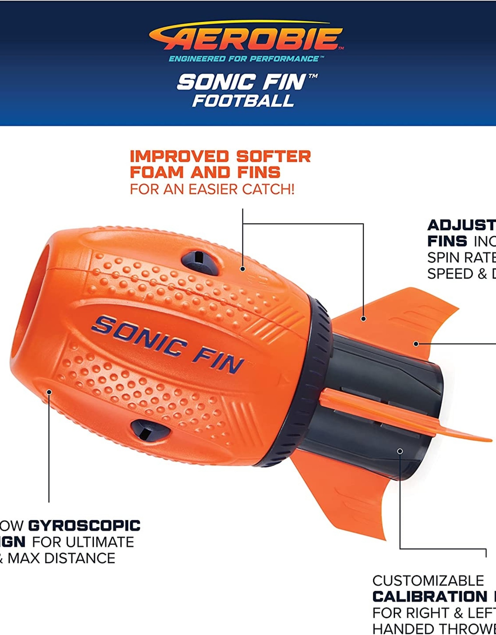 Aerobie Sonic Fin Football