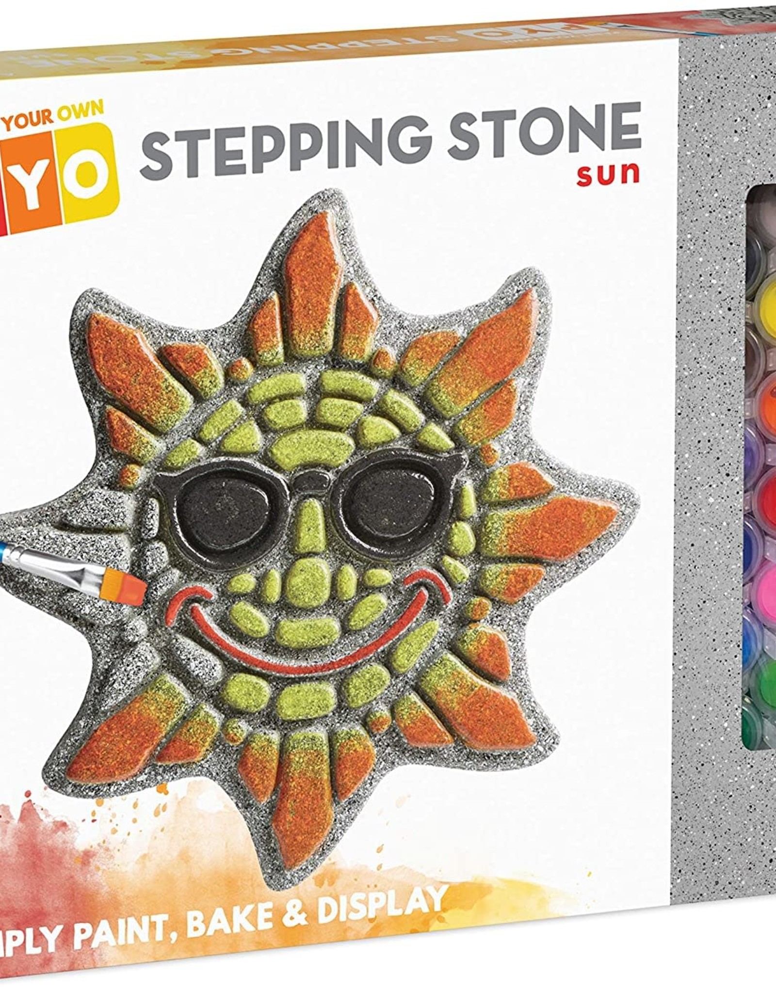 Paint Your Own Stepping Stone Sun