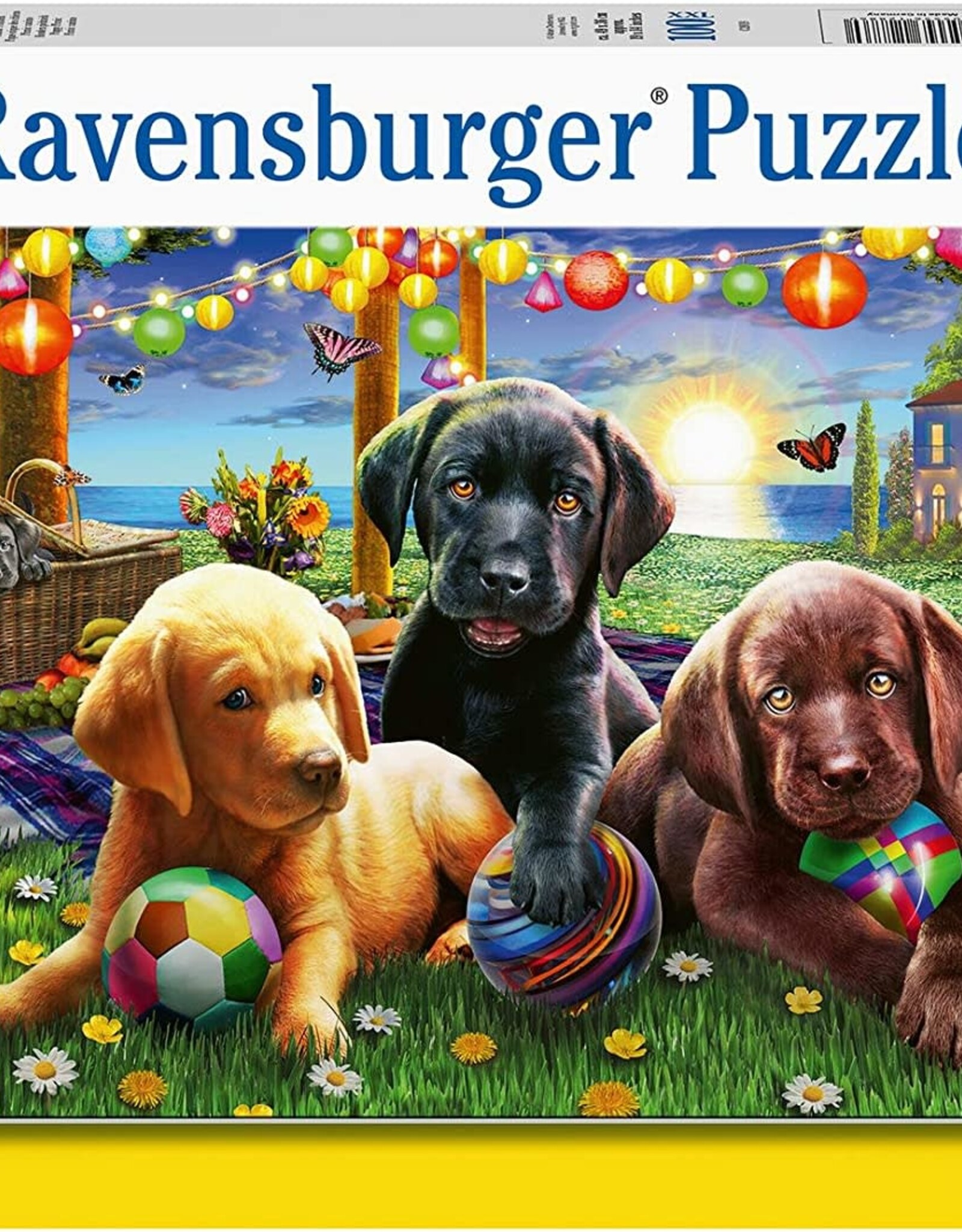 Ravensburger Puppy Picnic Puzzle 100pc
