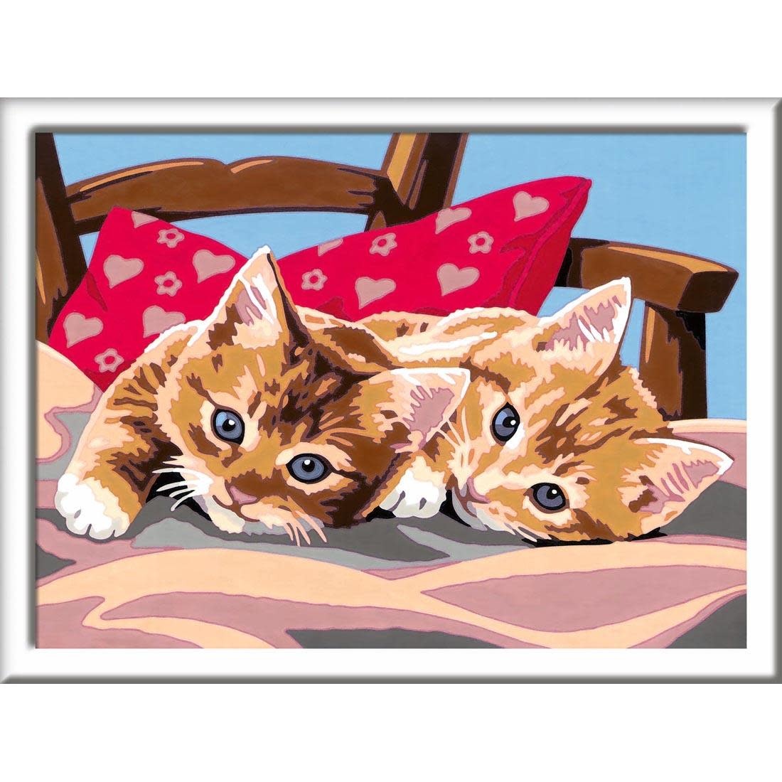 CreArt: Two Cuddly Cats