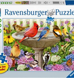 Ravensburger At the Birdbath Puzzle Large Format 500 pc