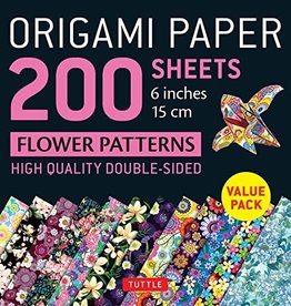 Origami Paper Flower Patterns 200 Sheets