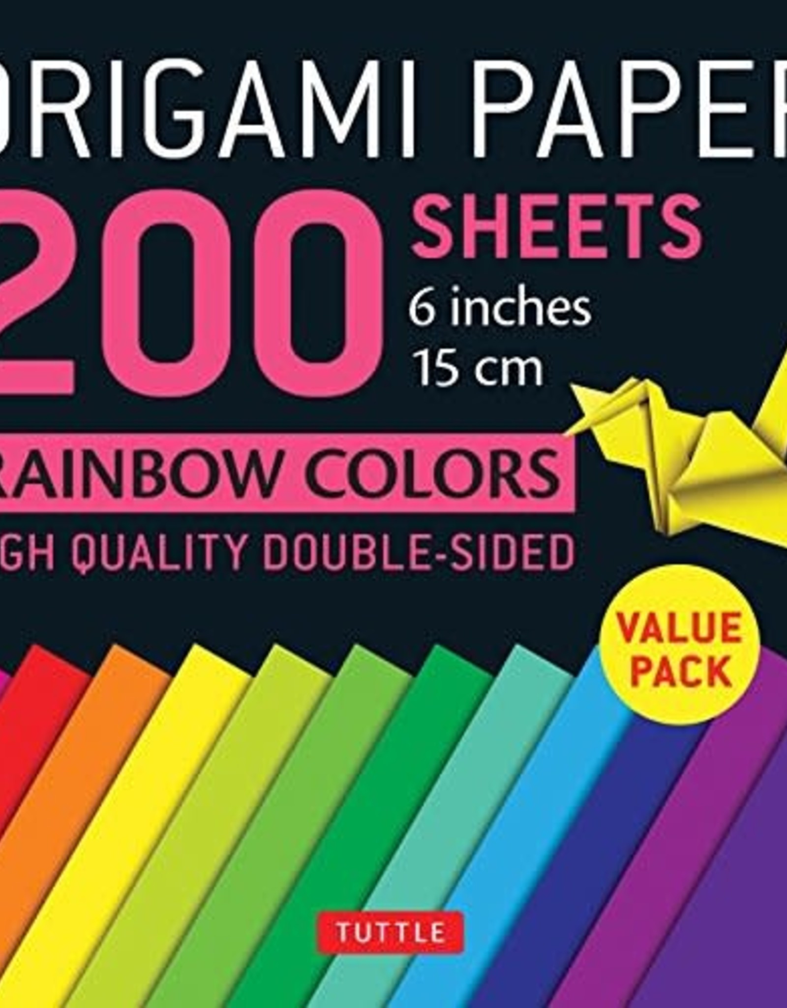 Origami Paper Rainbow Colors 200 Sheets