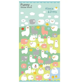 BC Mini Alpaca and Sheep Stickers