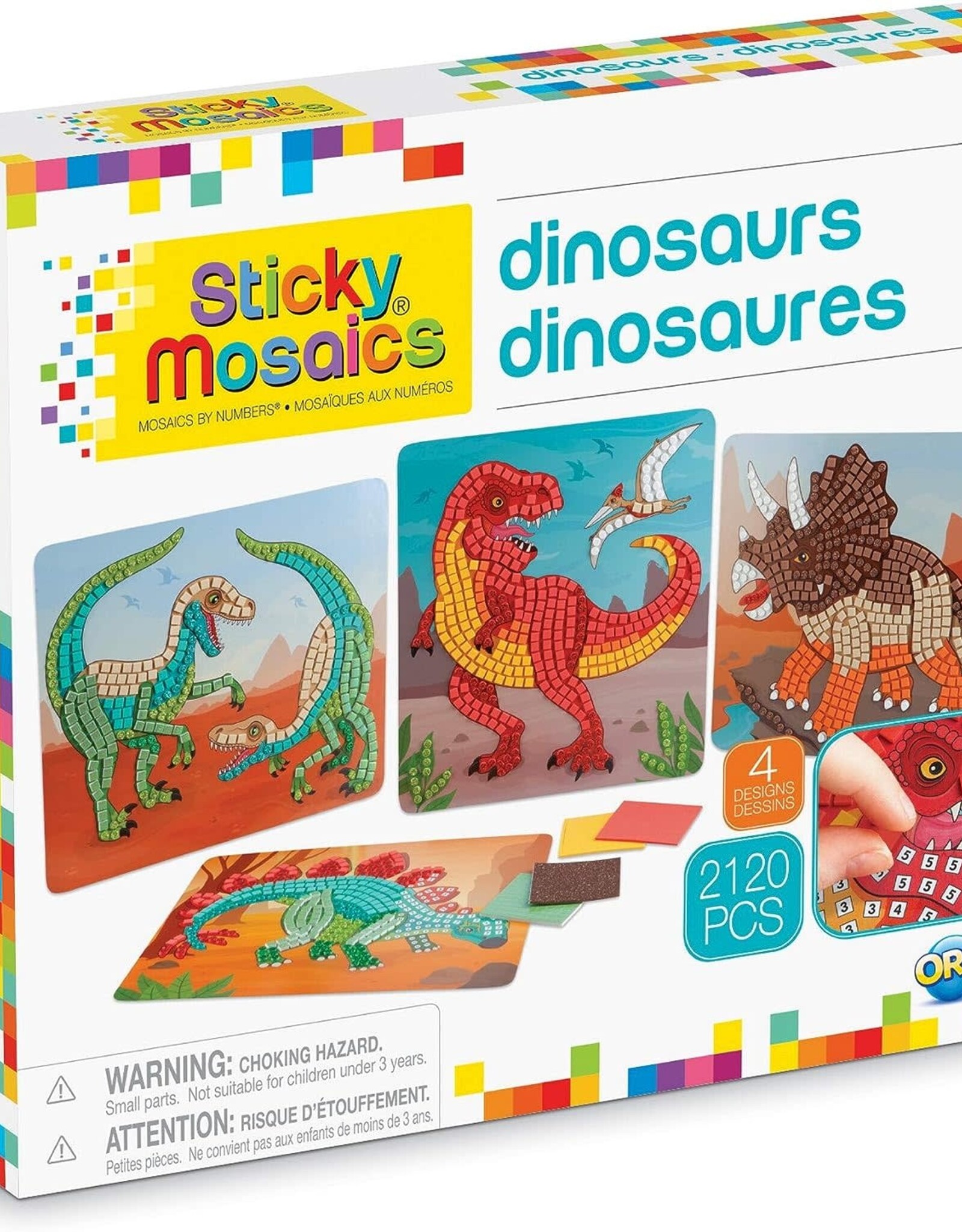 Sticky Mosaics Dinosaurs
