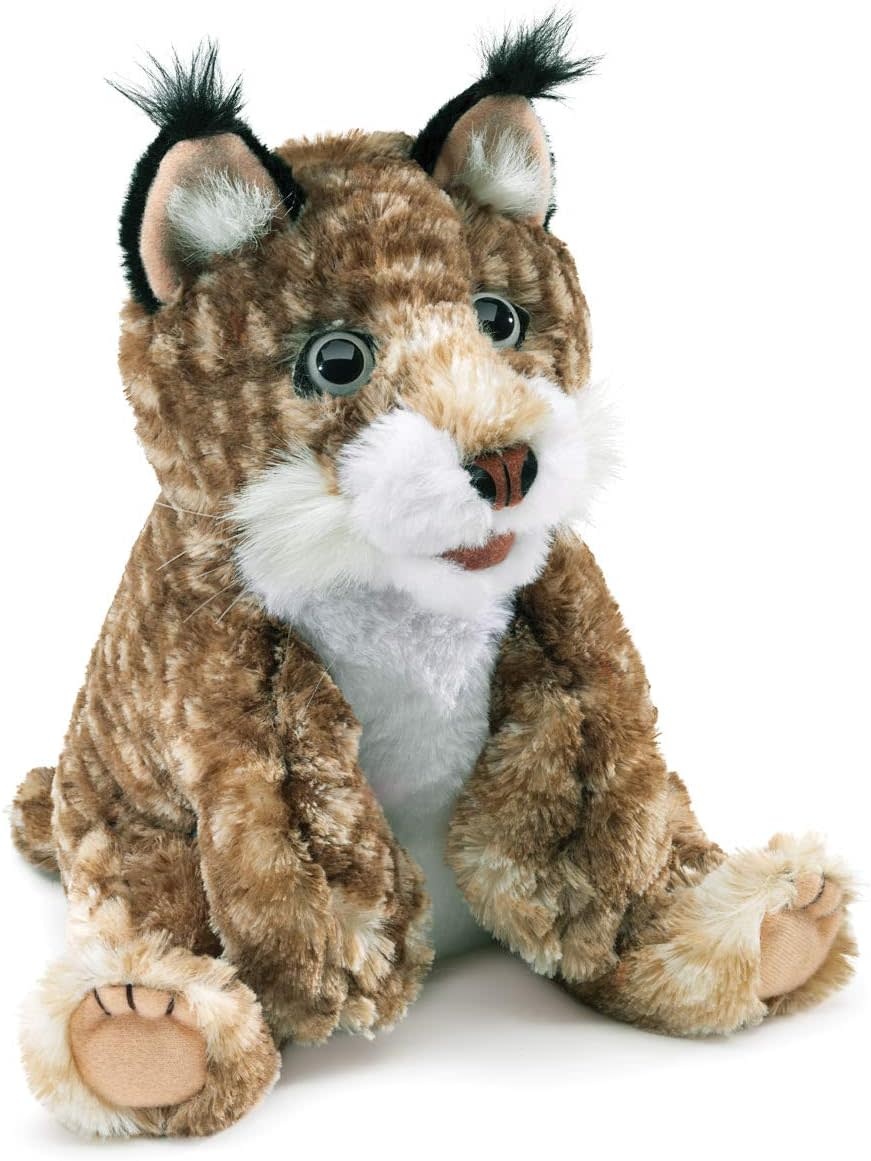 Bobcat Kitten Hand Puppet