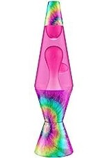 Lava Lamps Lava Lamp - 14.5" Tie Dye Pink Spiral