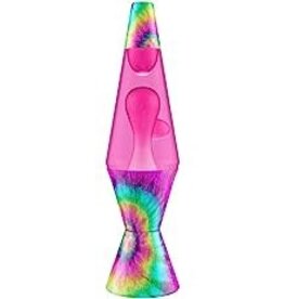 Lava Lamps Lava Lamp - 14.5" Tie Dye Pink Spiral
