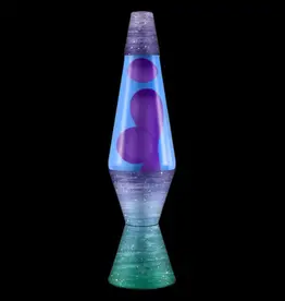 Lava Lamps Lava Lamp 14.5'' Ceramic Dip/Prl/Blue