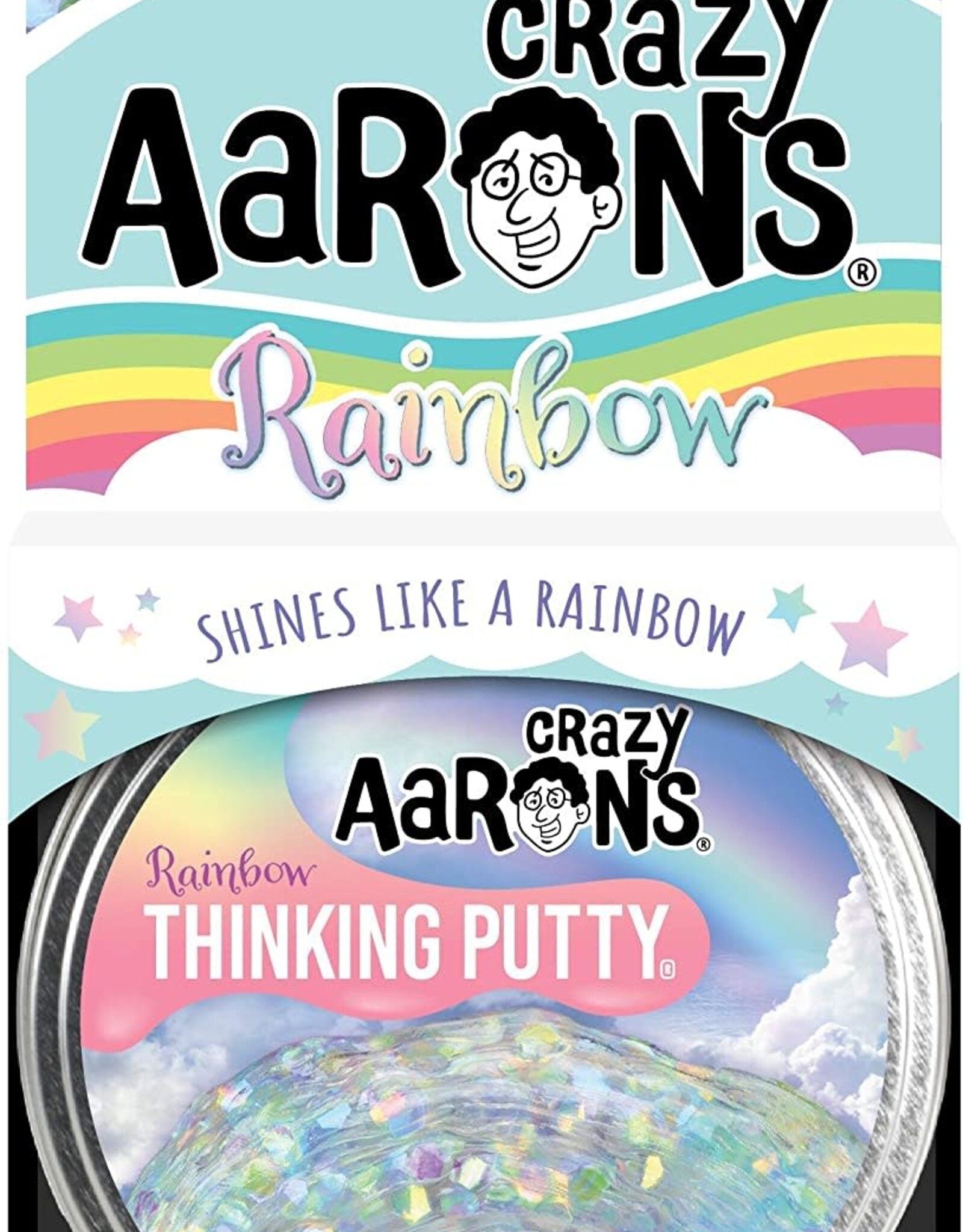 Crazy Aaron's Thinking Putty Crazy Aarons Rainbow Trendsetter 4"