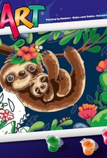 CreArt:  Sweet Sloths Paint By Number