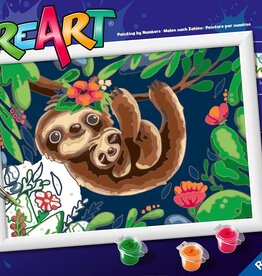 CreArt:  Sweet Sloths Paint By Number