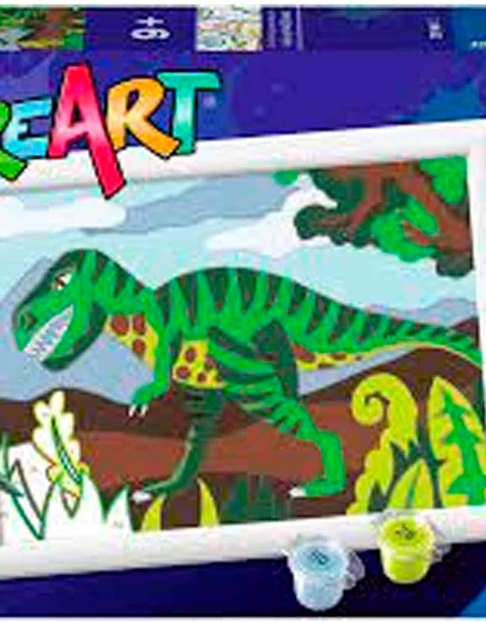 Roaming Dinosaur Paint By Number