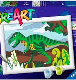 Roaming Dinosaur Paint By Number