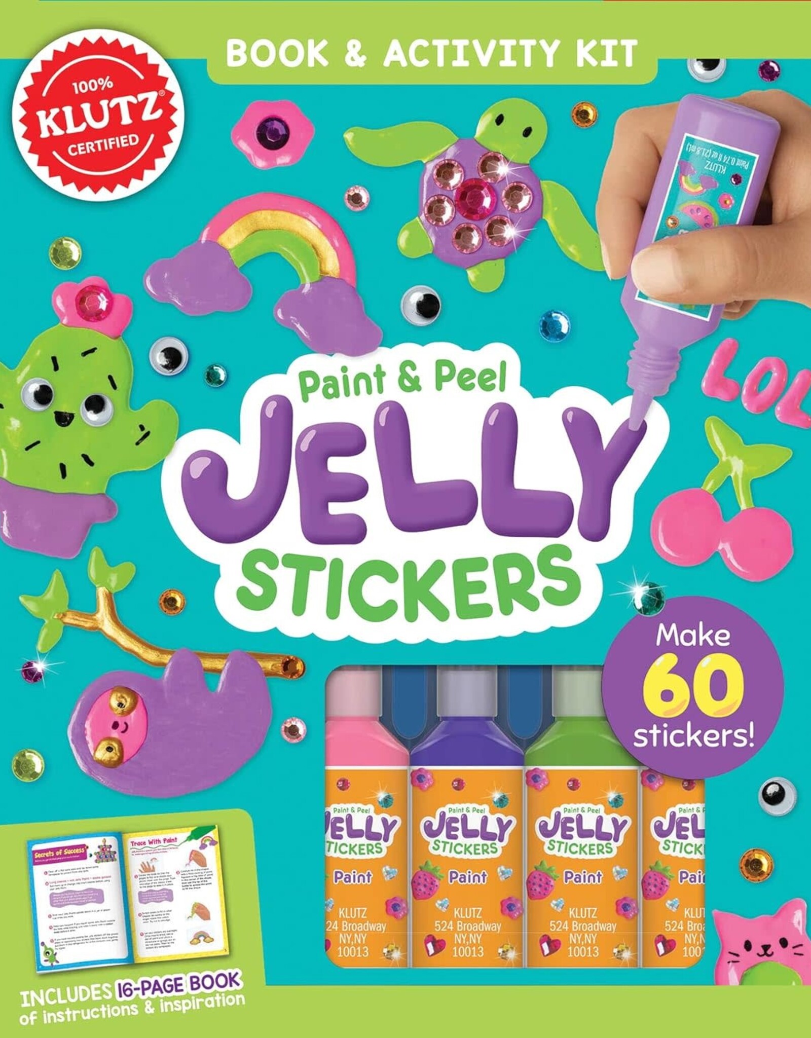 Klutz Klutz Paint & Peel Jelly Stickers