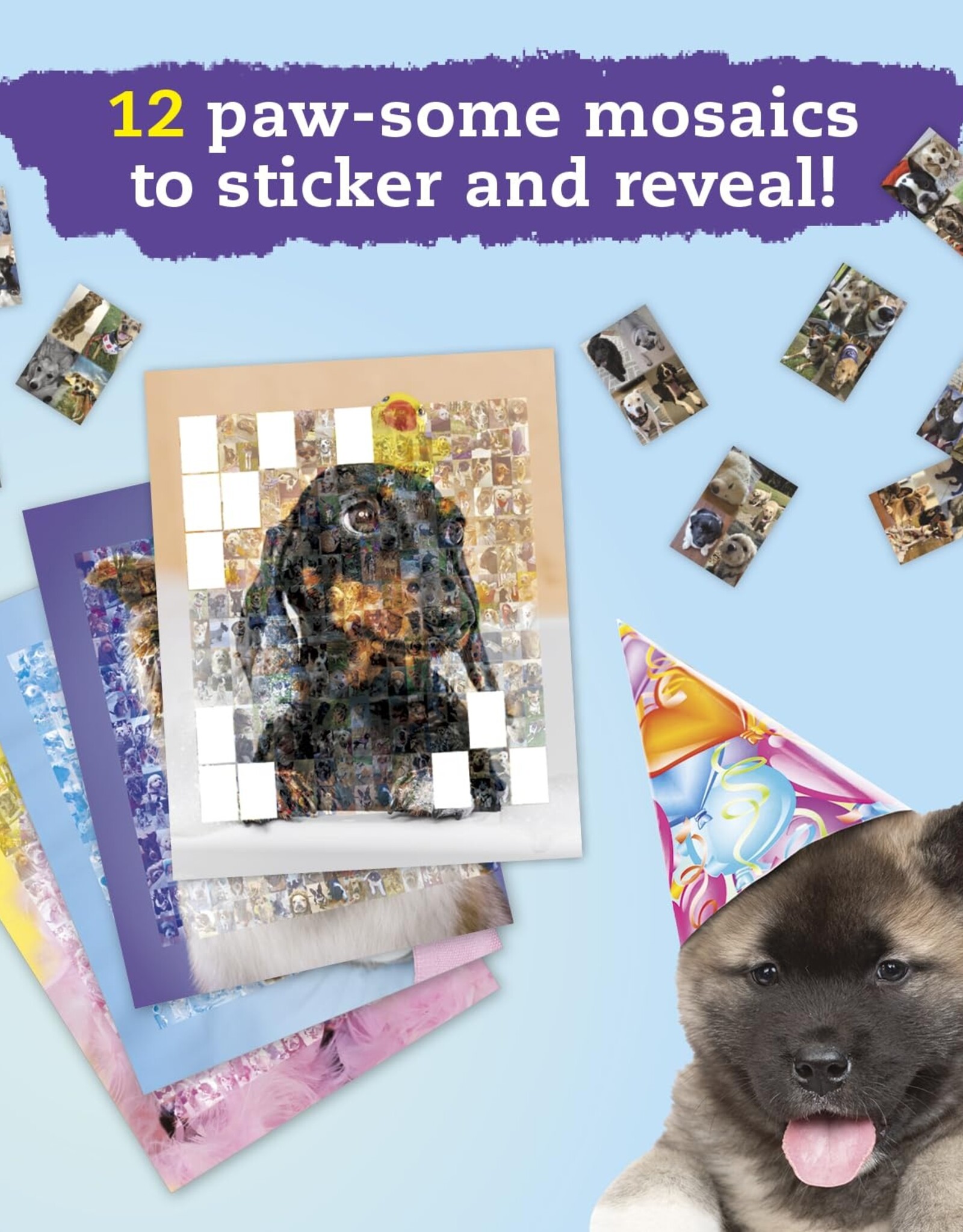 Klutz Klutz Sticker Photo Mosaic: Dogs & Puppies