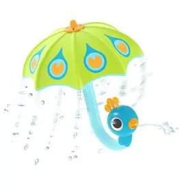 Yookidoo Fill 'N' Rain peacock umbrella - Green